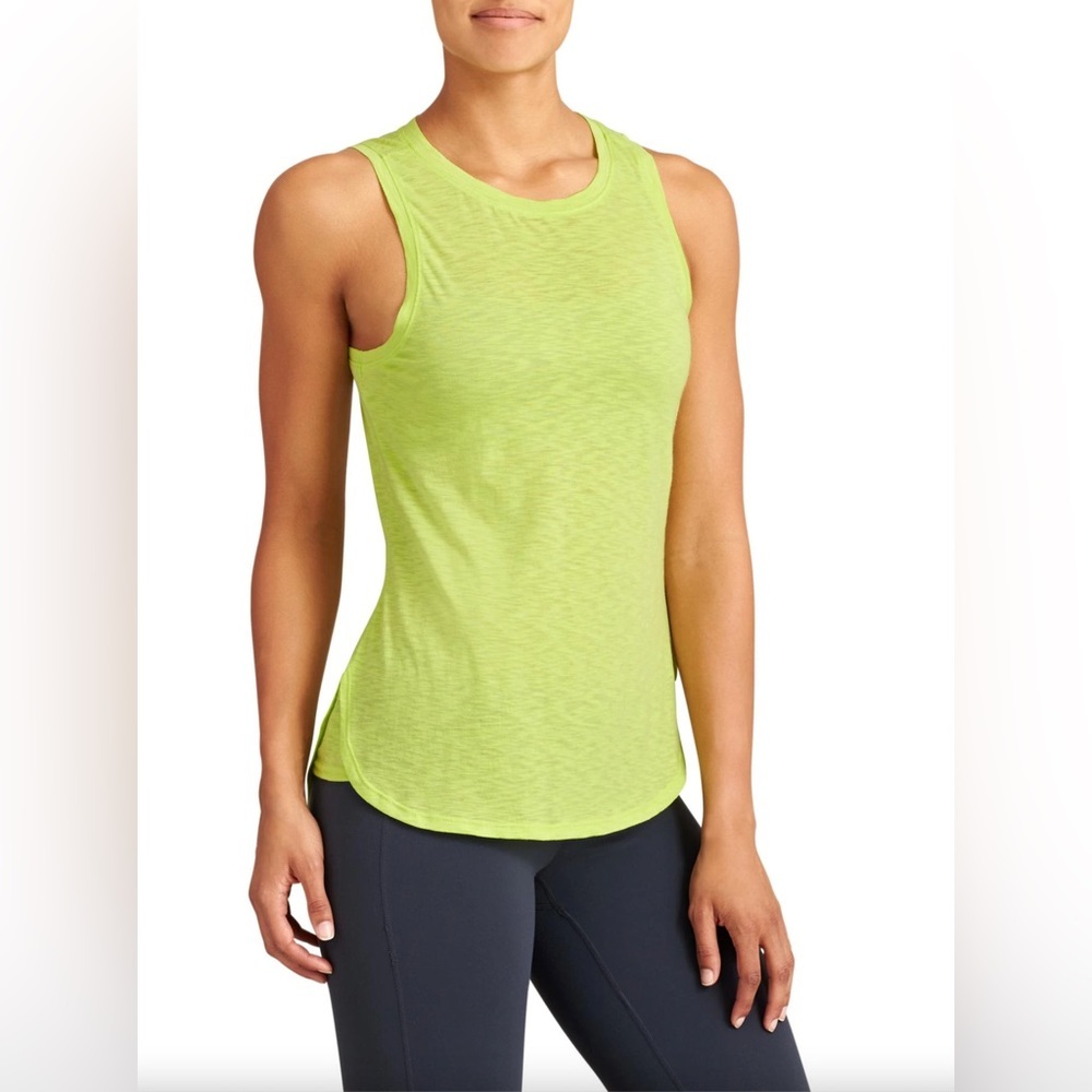 ATHLETA | Asana Muscle Tank in Cactus Heather Sz S